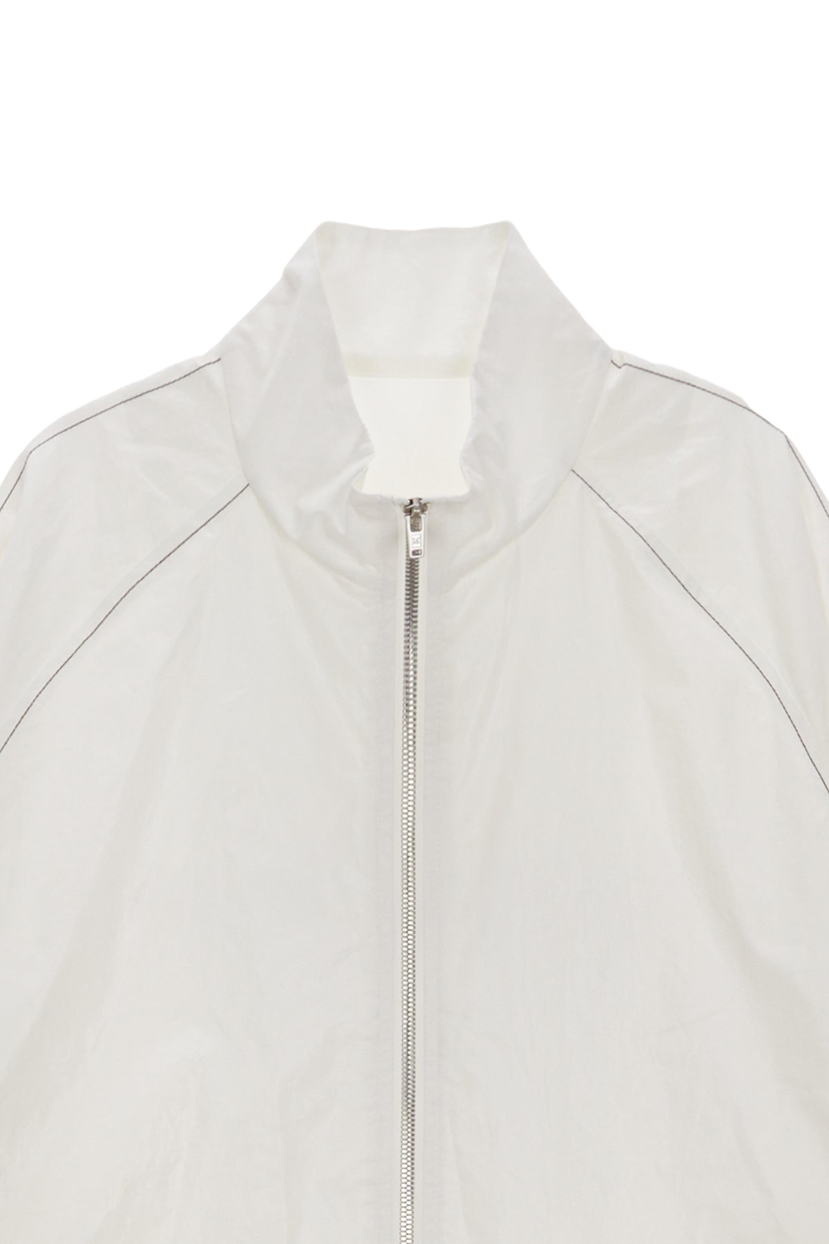 [matinkim] MATIN KIM LOGO COATING JUMPER IN WHITE