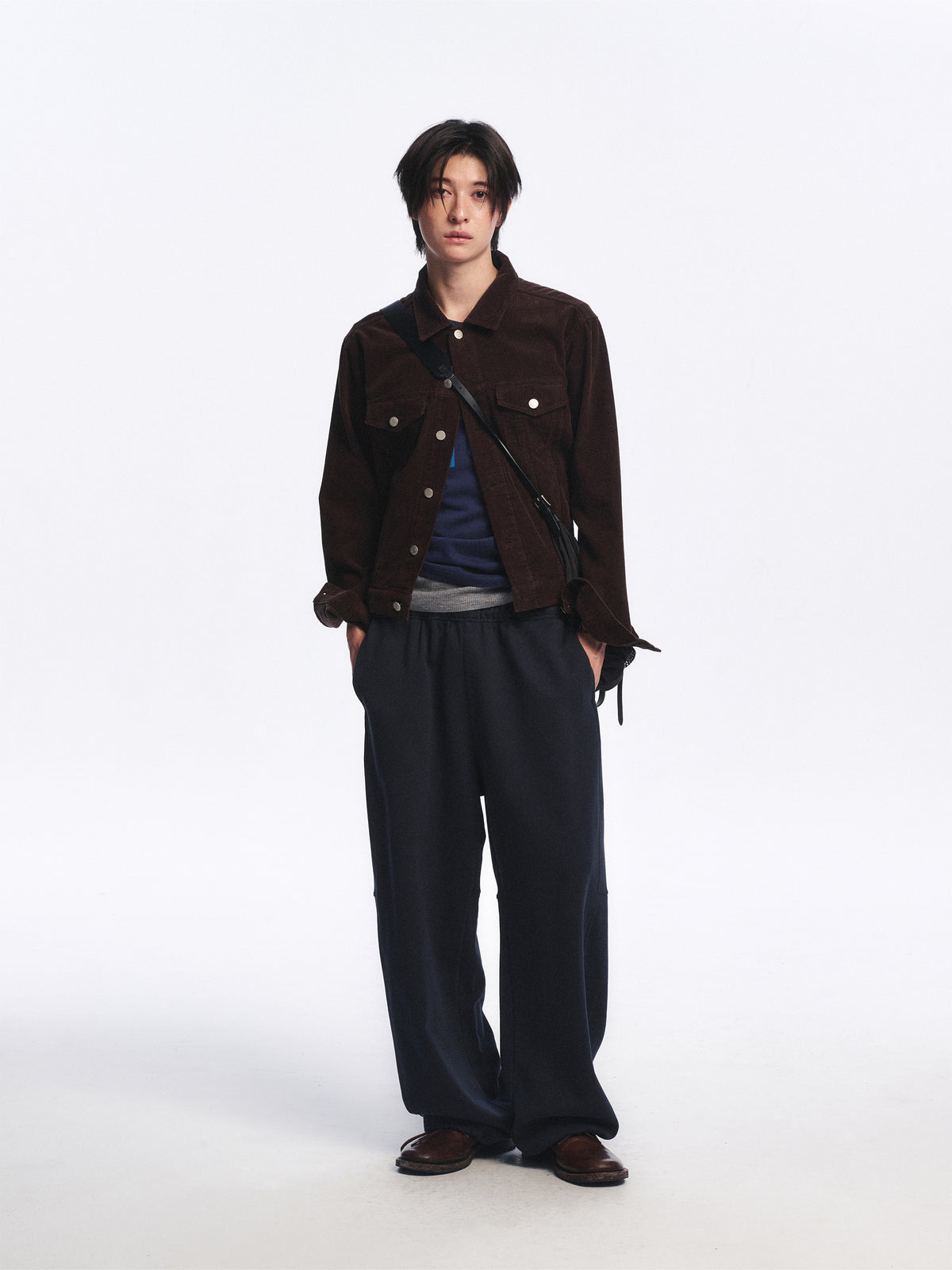 Low Classic Lc Oversized Sweatpants Charcoal Navy