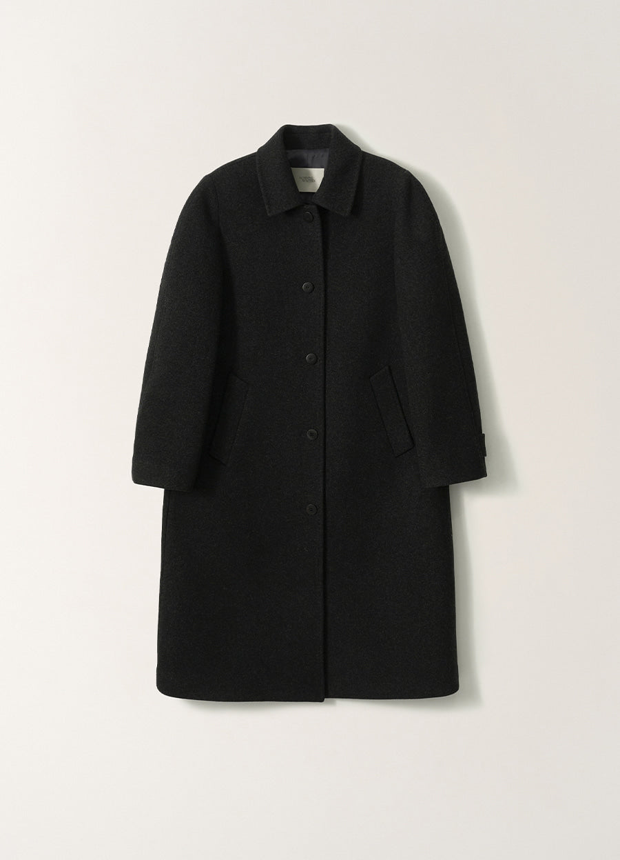 Nothing Written Atelier wool coat (Black)