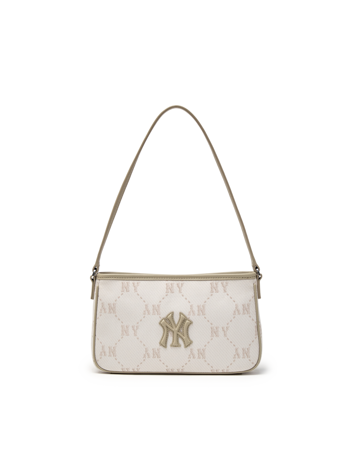 Mlb Diamond Monogram Jqd Mini Hobo Bag