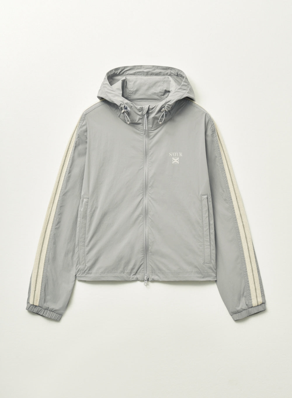[satur] (W) Lawton Packable Windbreaker - Gray