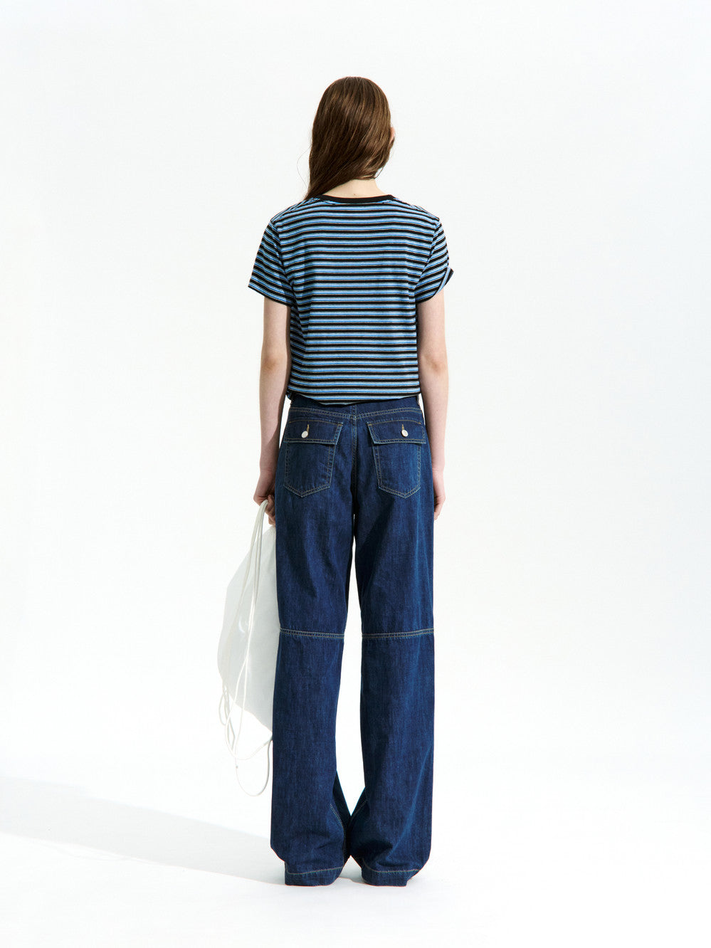 Low Classic Lc Striped Mini T-Shirt Black