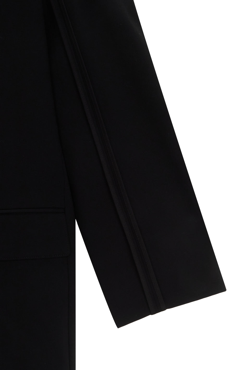 Matinkim Detachable Long Coat Jacket IN Black