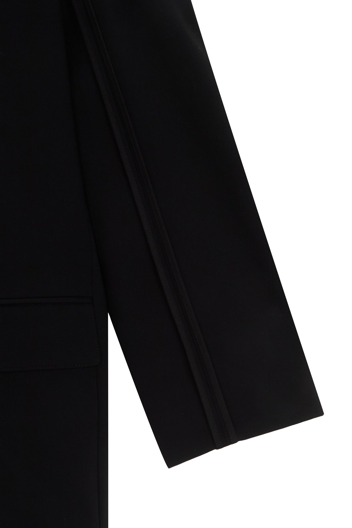 Matinkim Detachable Long Coat Jacket IN Black