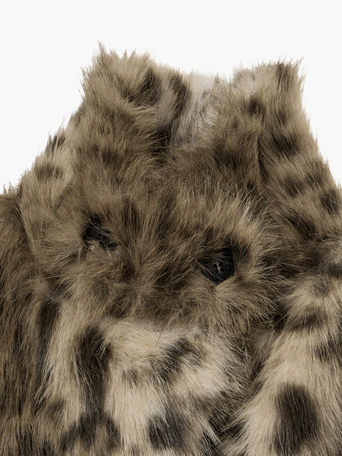 Margesherwood Fitted Faux Fur Jacket leopard