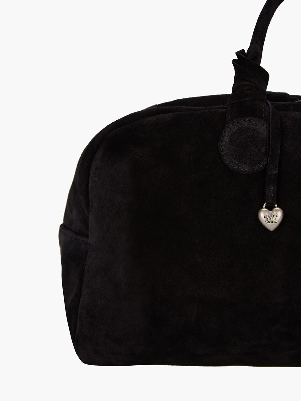 Margesherwood Soft Bowling Large black suede