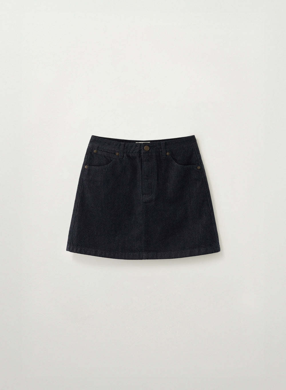 Satur Classic Nonfade Denim Mini Skirt - Indigo