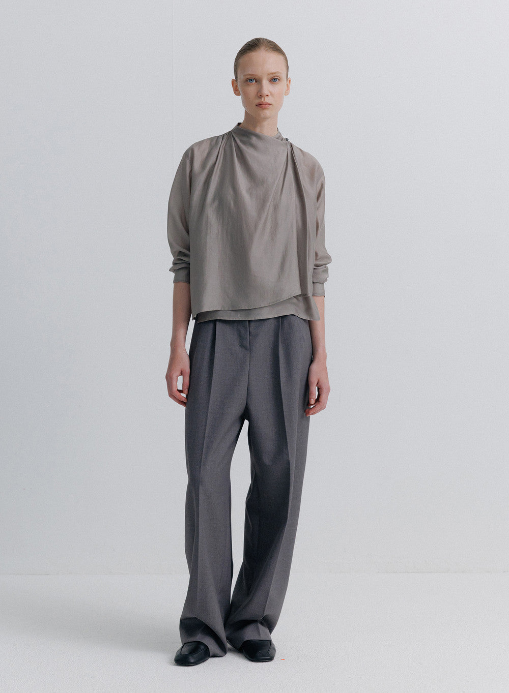 Kindersalmon Viggo Wool Pants Gray