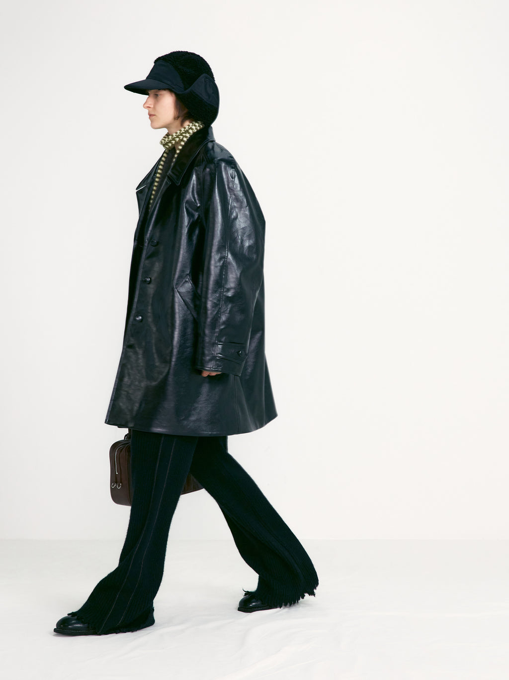 [low_classic] Jacquard Slim Muffler
Khaki