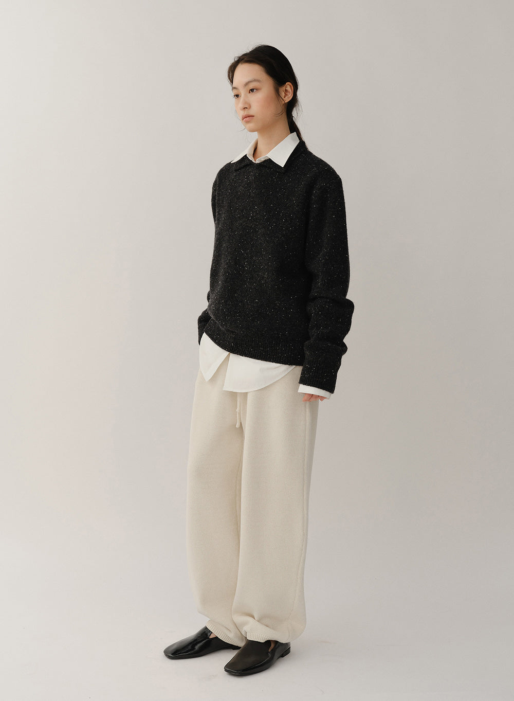 Kindersalmon Pibi Knitted Pants Oat