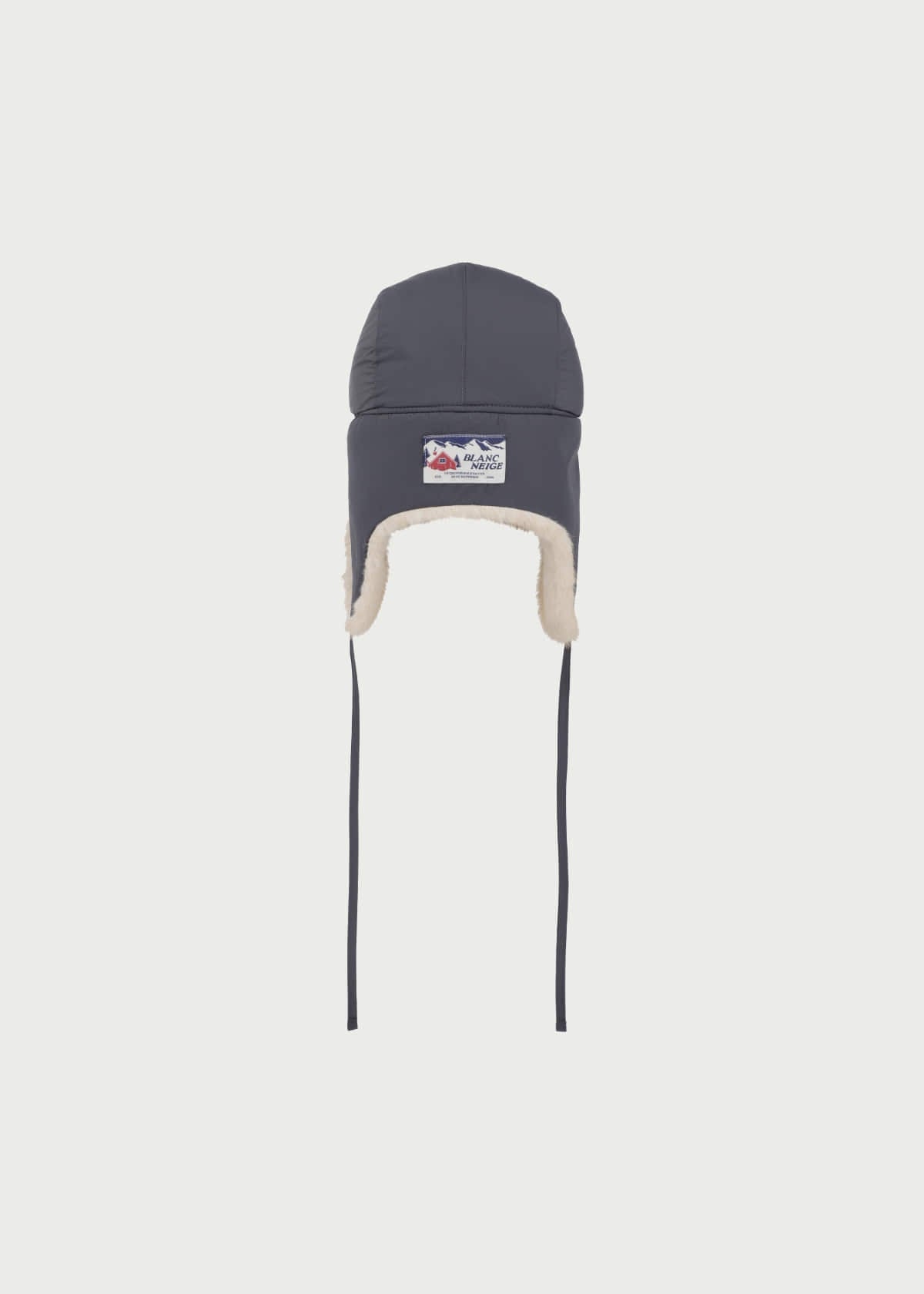 Depound faux fur trapper hat - charcoal