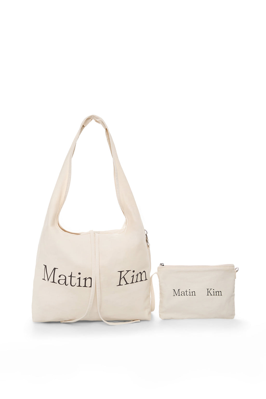 Matinkim Matin Kim Logo Point Round Ecobag IN Ivory