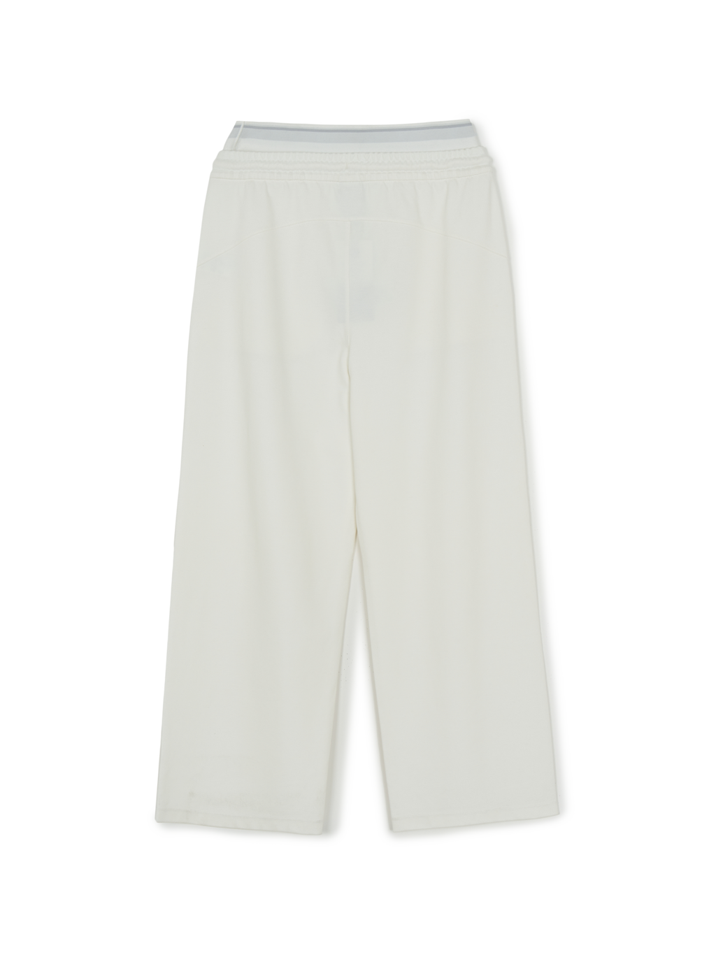 [mlb korea] Women's Basic Double Waisted Semi Wide Hip Pants