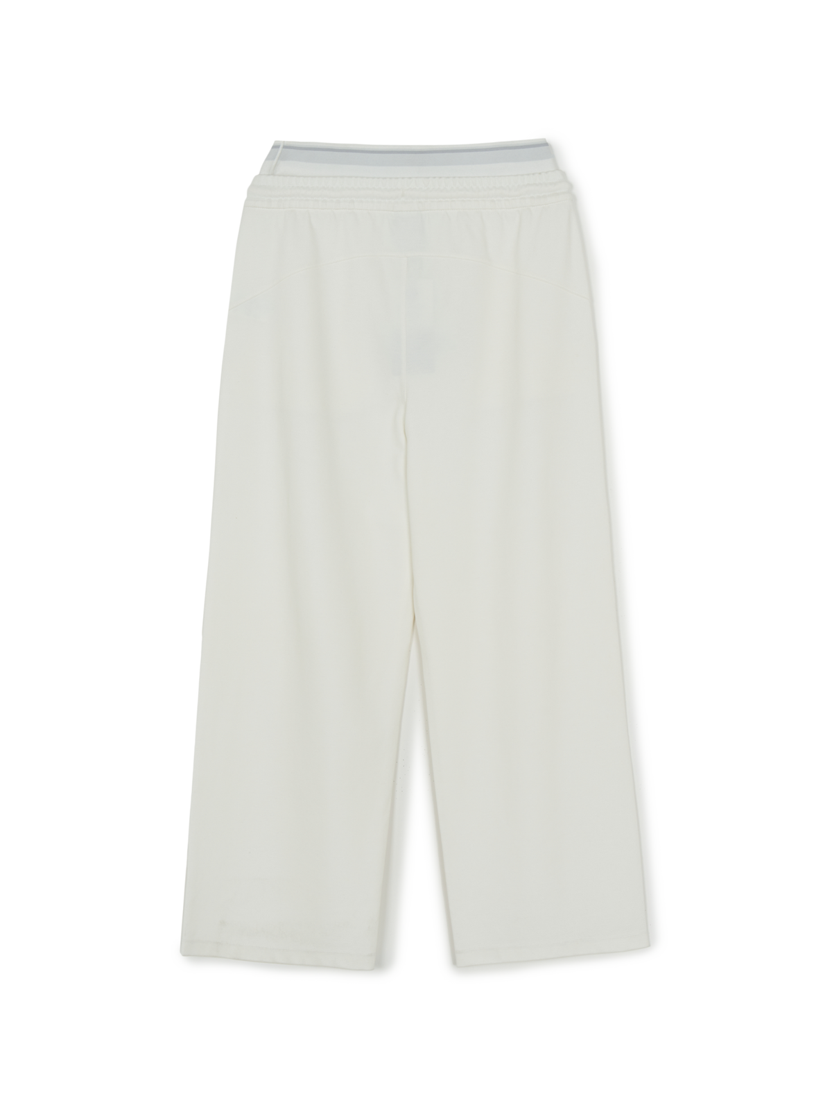 MLB Korea Women's Basic Double Waisted Semi Wide Hip Pants