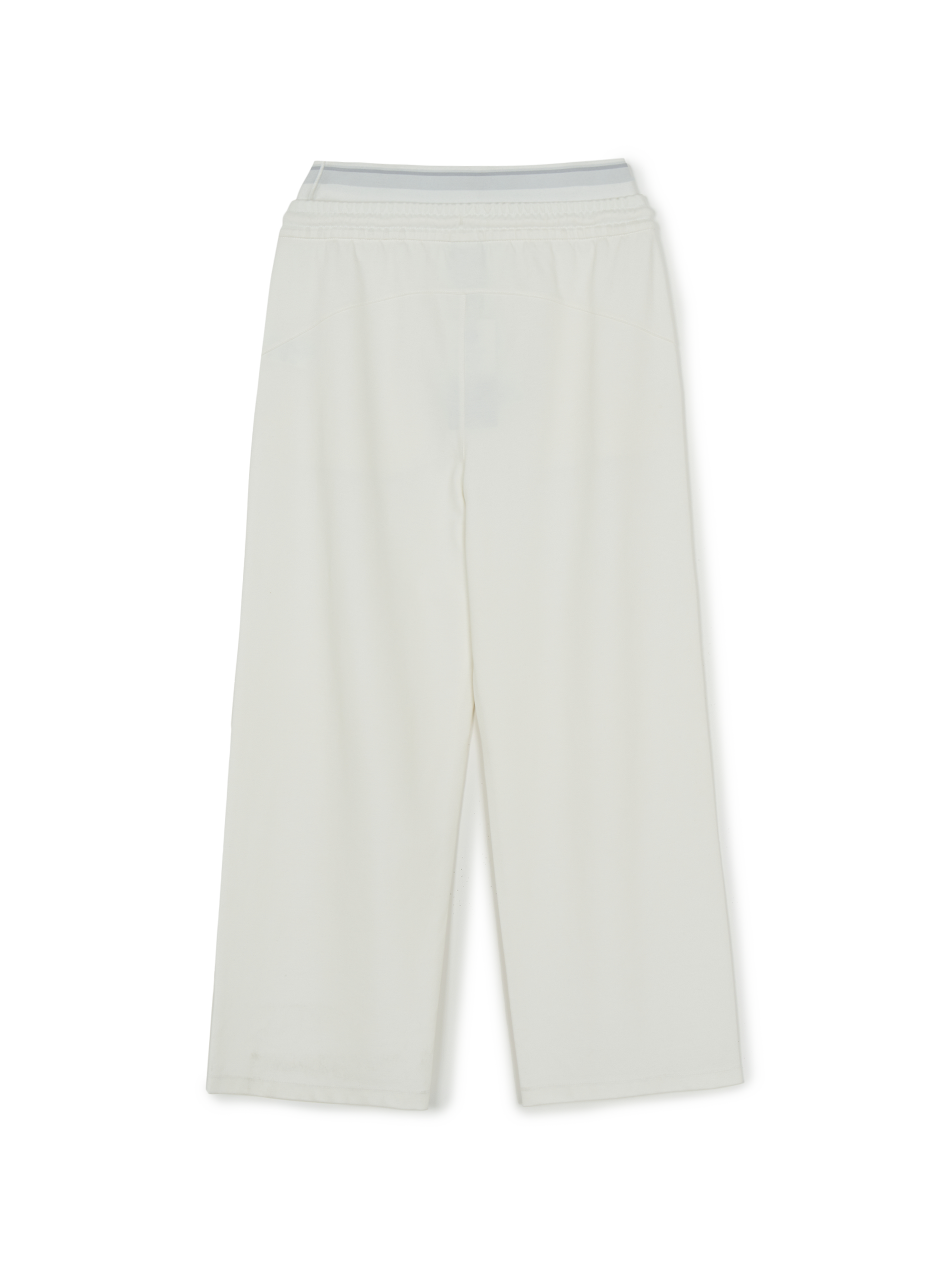 [mlb korea] Women's Basic Double Waisted Semi Wide Hip Pants