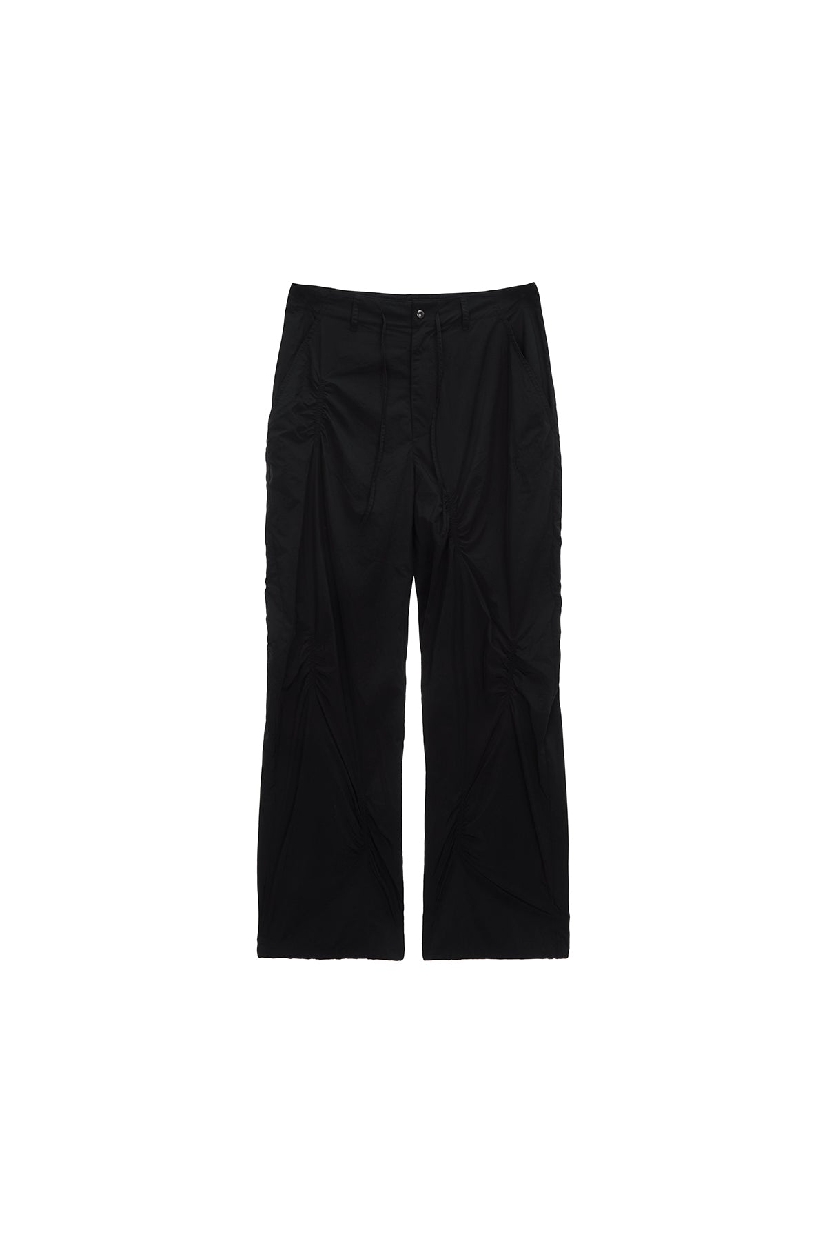 Matinkim Shirring Point Nylon Pants IN Black