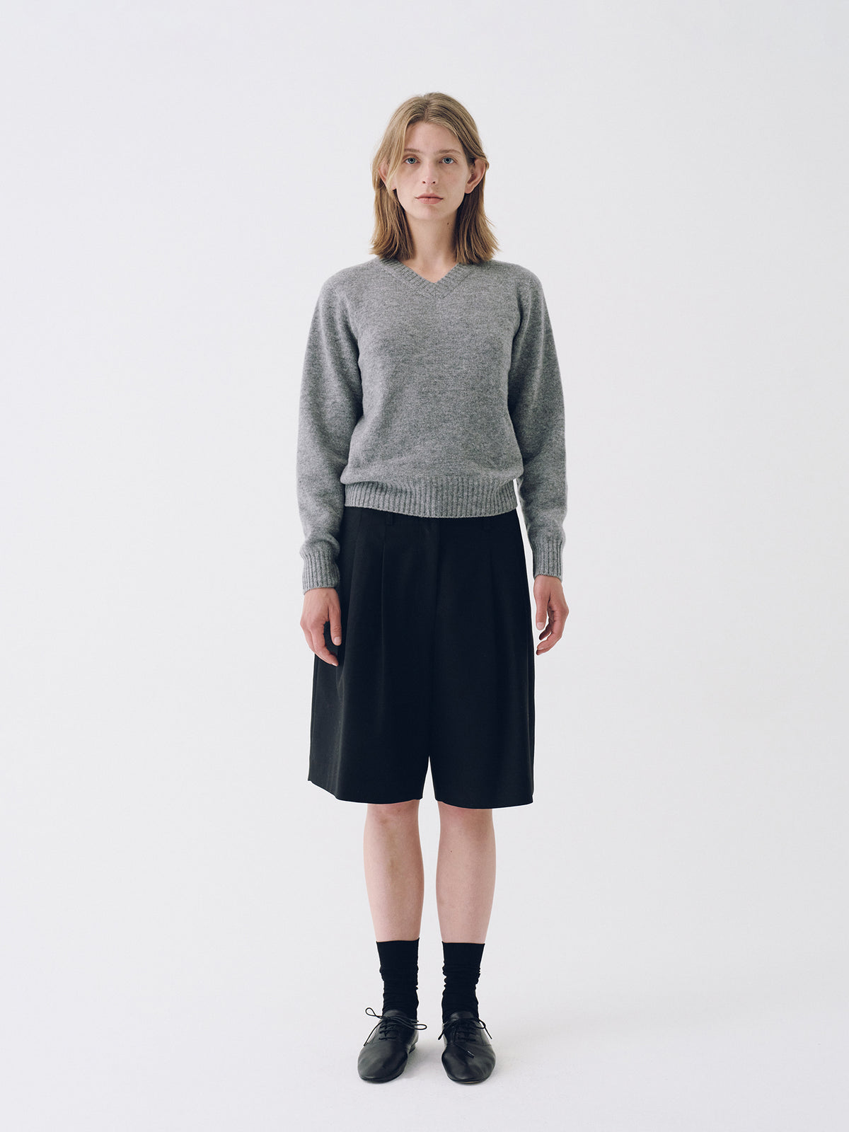 Nothing Written Marsh V-Neck Pullover (Gray)