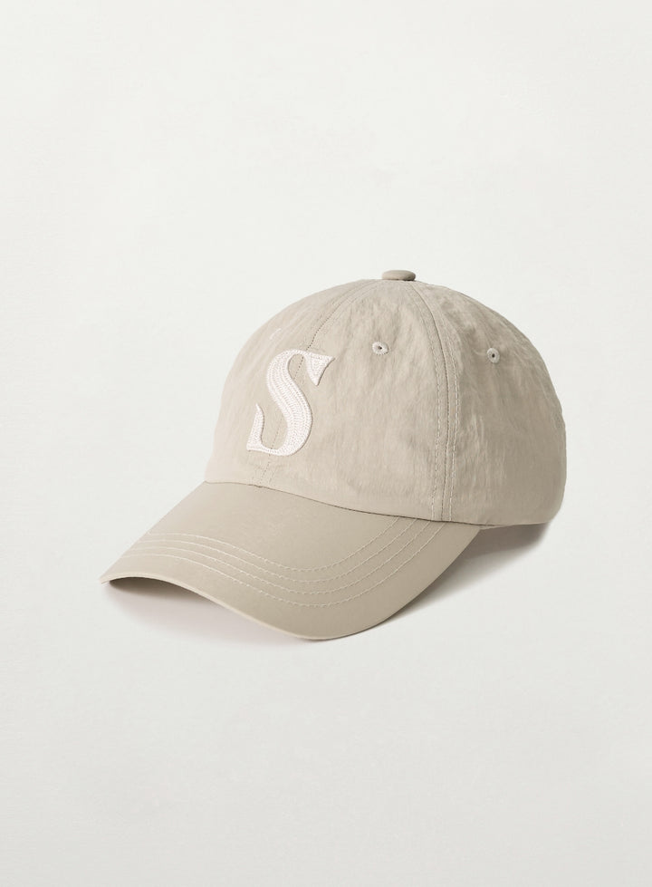 Satur Nylon Casual Ball Cap - Beige
