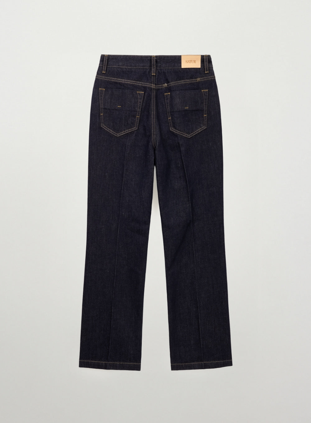 [satur] 1/28 Pre-order Delivery (W) Classic Nonfade Straight Denim Pants - Indigo