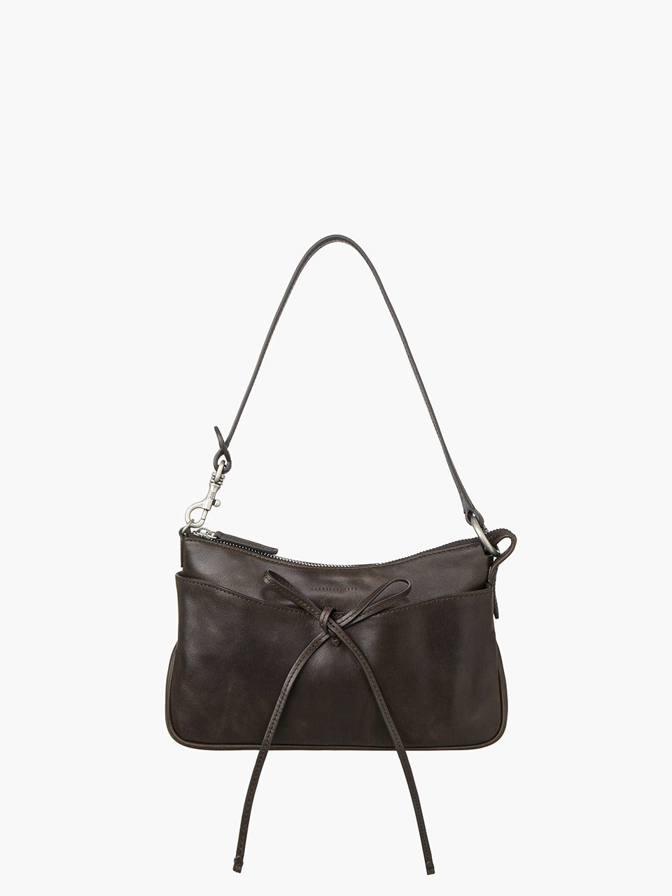 Margesherwood Ribbon Pochette sepia pull-up