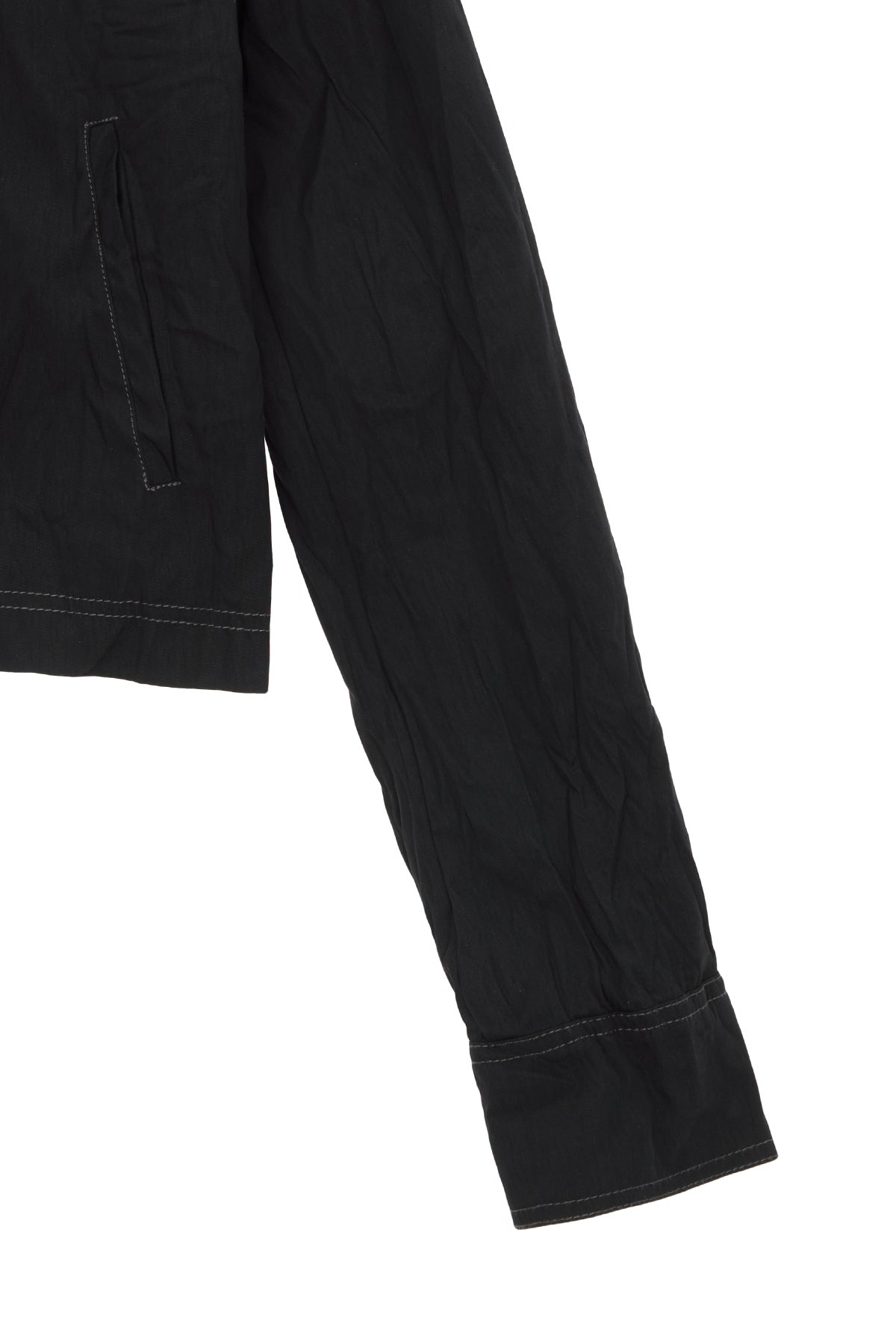 Matinkim Crinkle Crop Jumper IN Charcoal