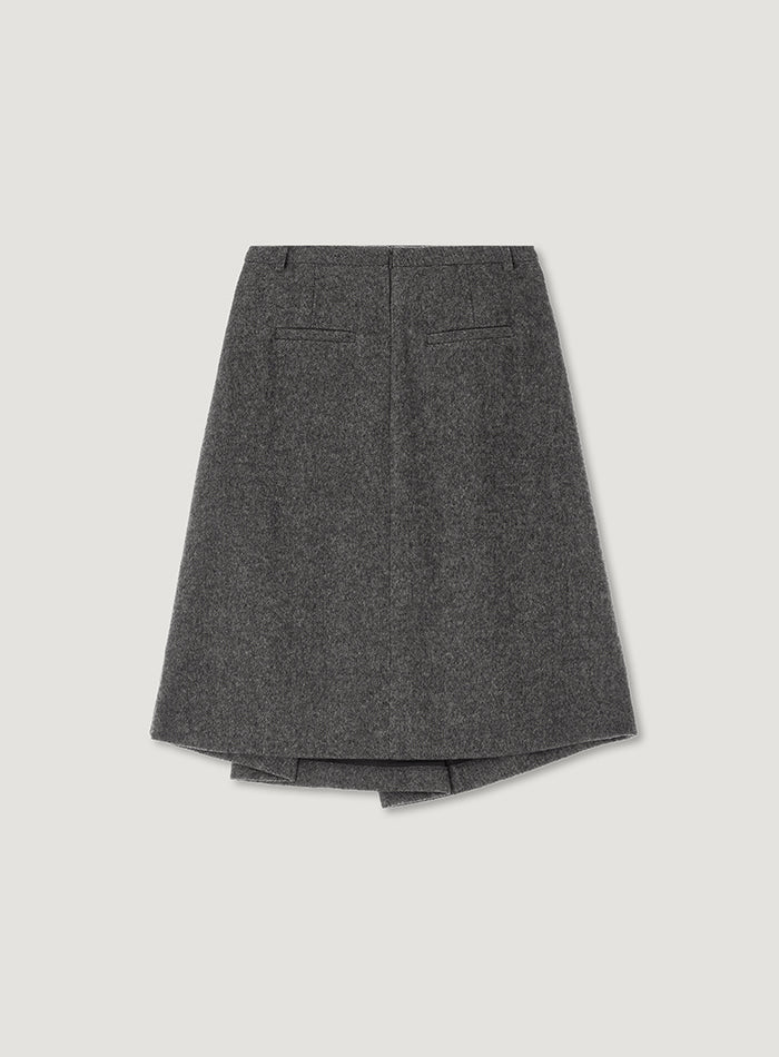 Mango Maniplease Mellin Wool Skirt