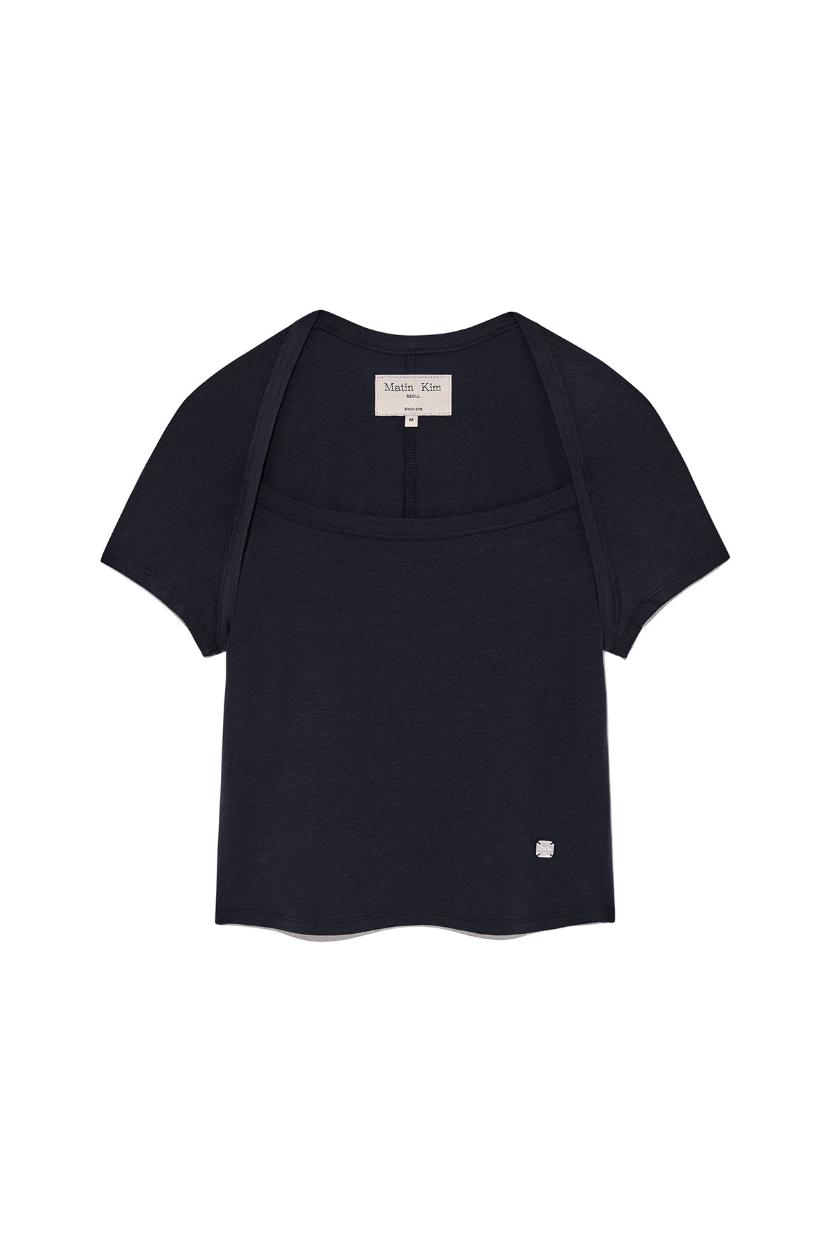 Matinkim Raglan Bolero Slim Top IN Dark Navy