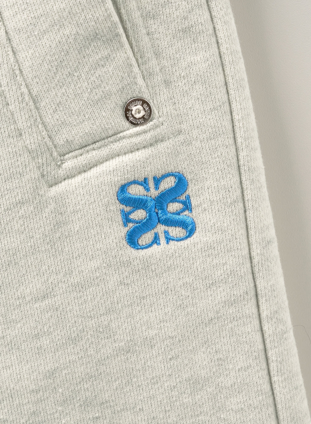 [satur] Teo Cotton Bermuda Pants - Melange Ivory