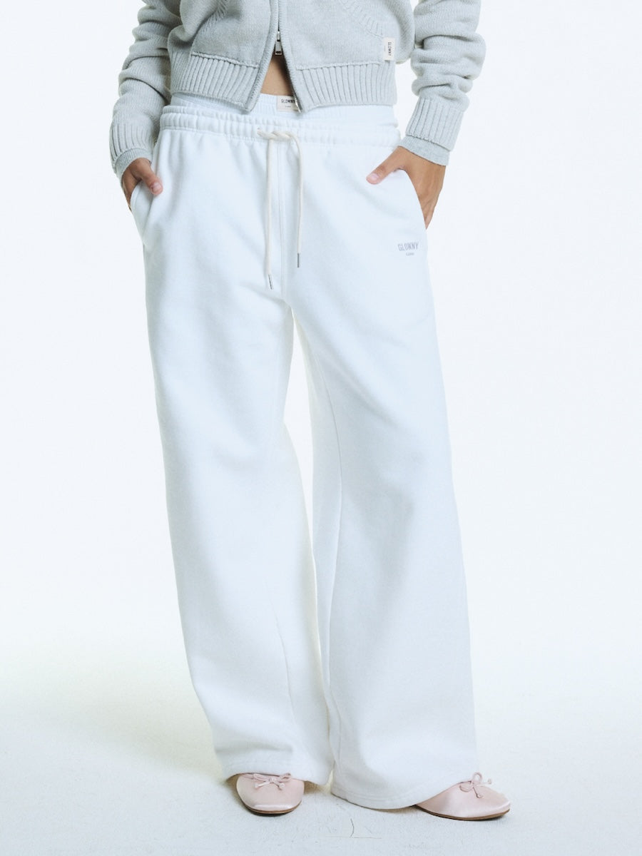 GLOWNY G Drawstring Sweatpants (Ivory)