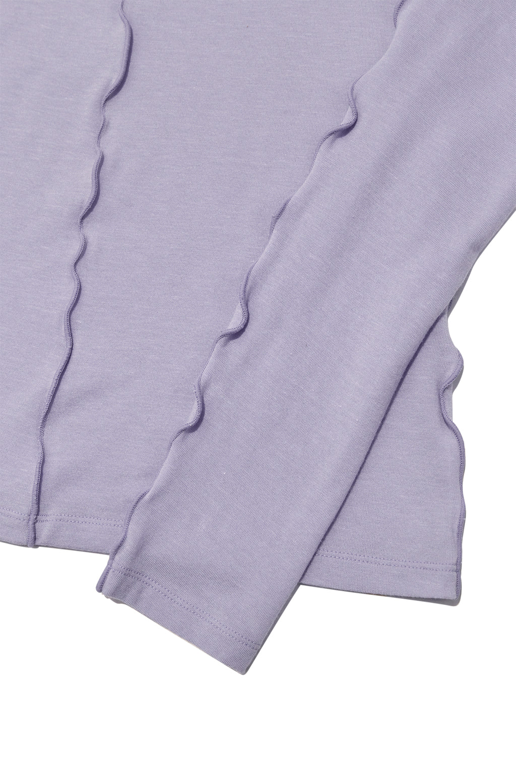 [matinkim] WIDE NECK RAGLAN LONG SLEEVE IN LILAC