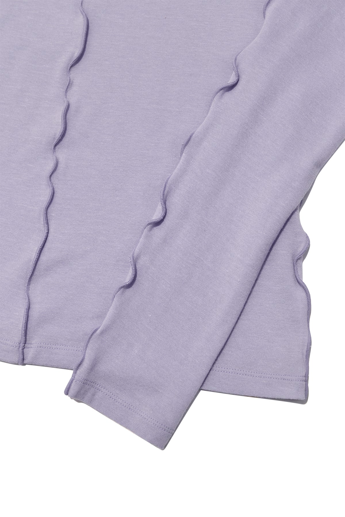 [matinkim] WIDE NECK RAGLAN LONG SLEEVE IN LILAC