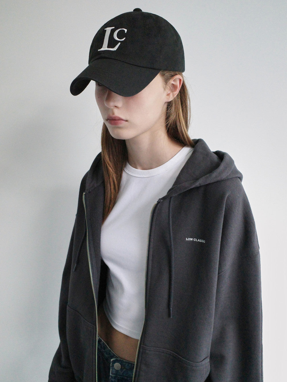 Low Classic Lc Logo Ball Cap Black