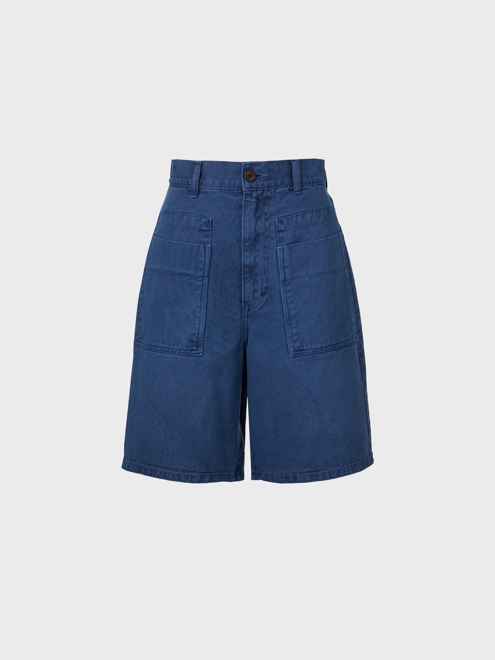 EENK Pocket Denim Shorts - Navy