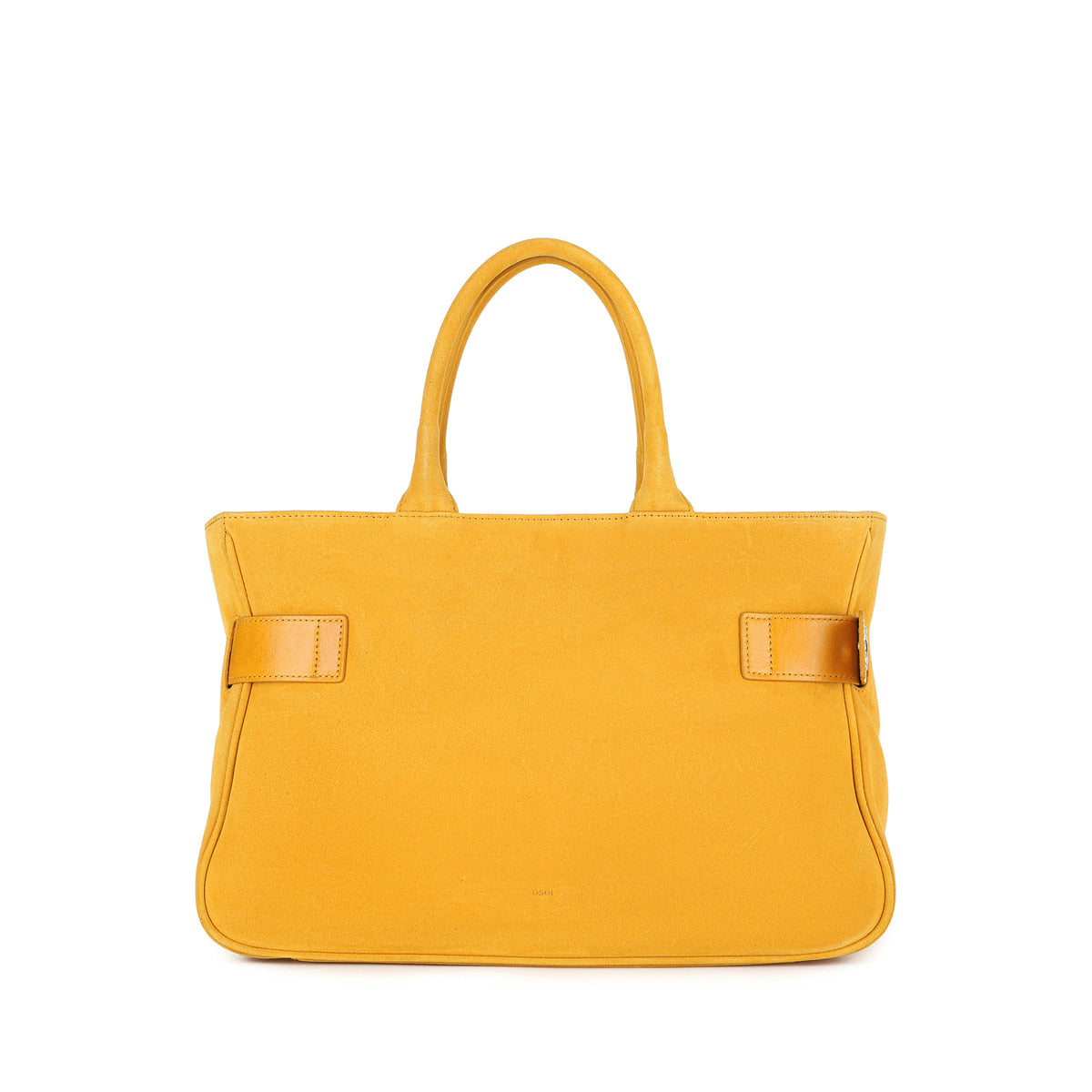 Osoi Tote Brocle Suede Mustard Combi