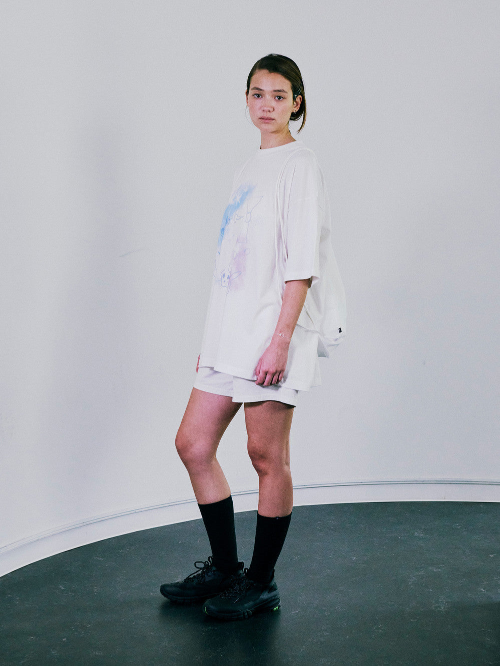 Low Classic Park Oversized T-Shirt Off White