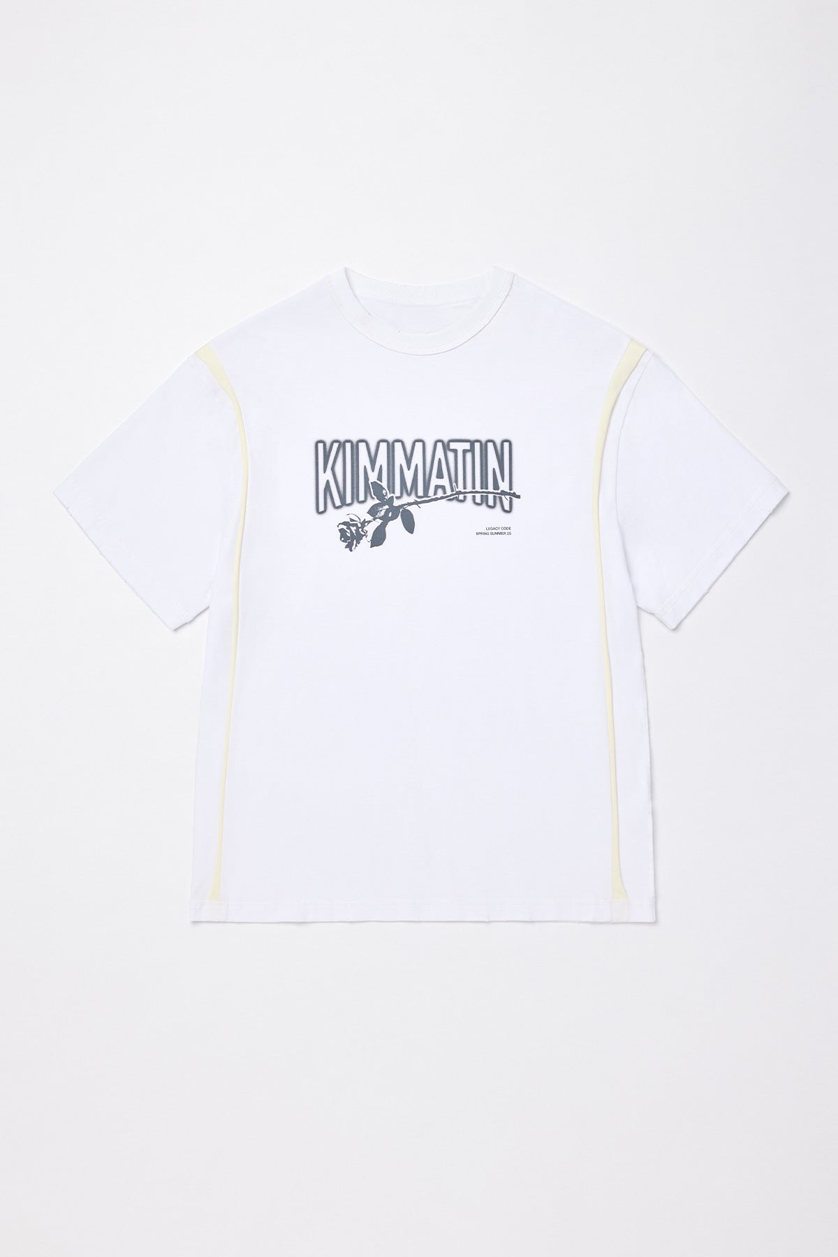 Matinkim Rose Print Oversize T-Shirt IN White