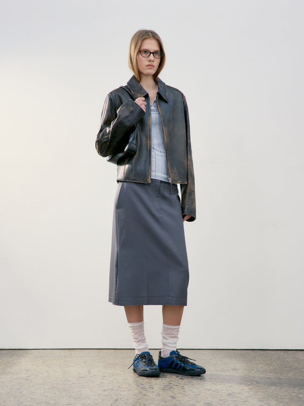 [low_classic] Real Leather Jacket
Black