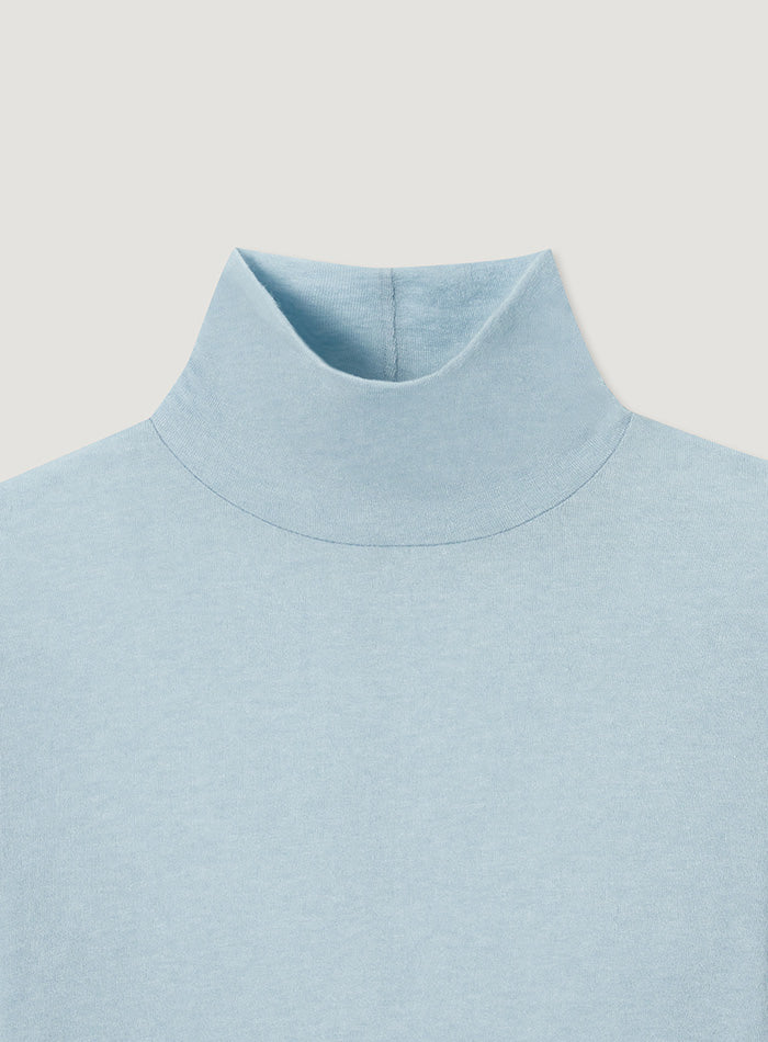 Mango Maniplease Sheerly Turtle Tee Light Blue