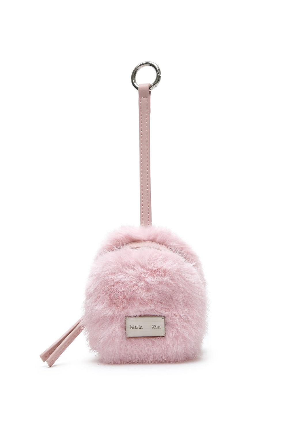 Matinkim Soft Fur Mini Cube Pouch IN Pink