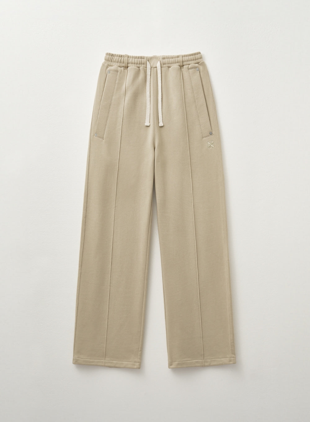 [satur] (W) Teo Cotton Banding Sweatpants - Beige