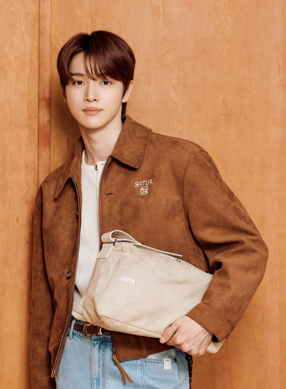 [RIIZE's Pick] Verona Big Square Bag - Dark Beige