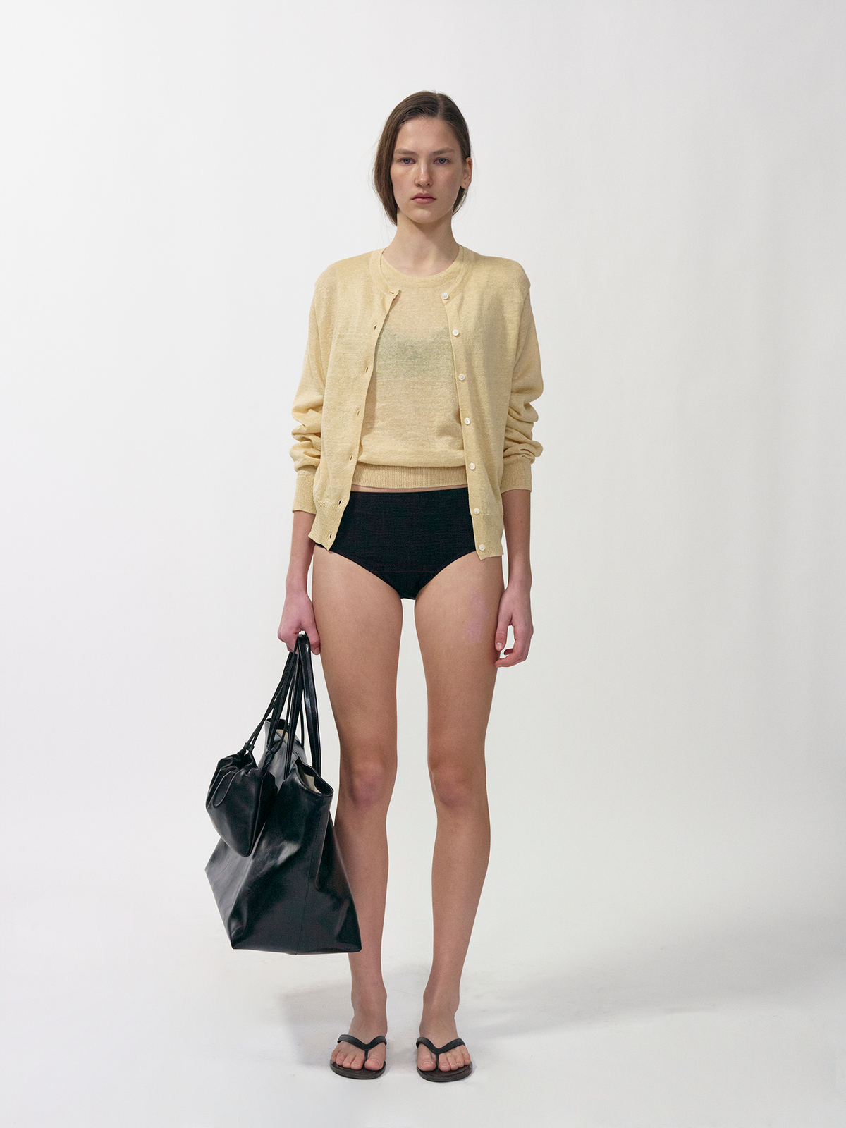 Nothing Written Rola linen cardigan (Yellow)