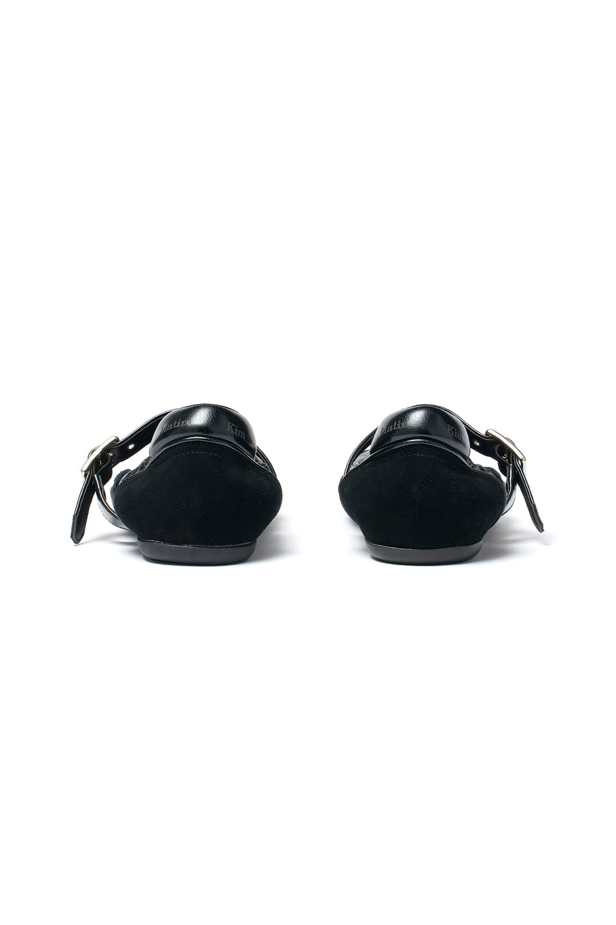 Matinkim Shirring Point Round Maryjane IN Black
