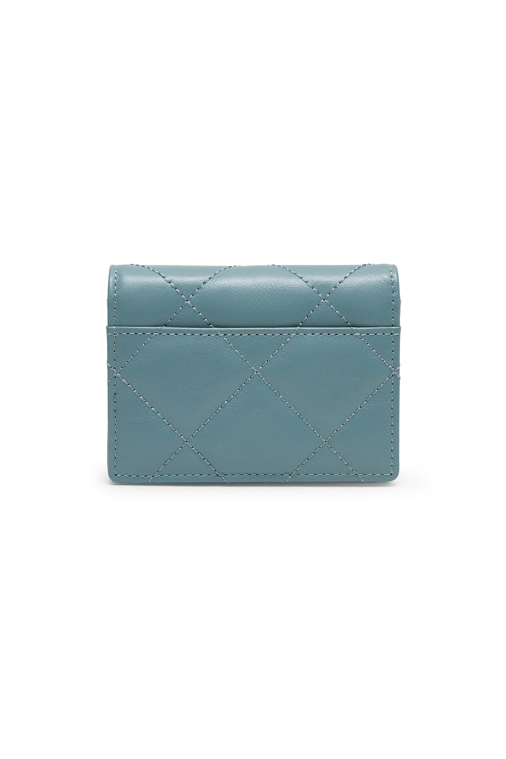 [matinkim] Puff Quilt Wallet IN Blue