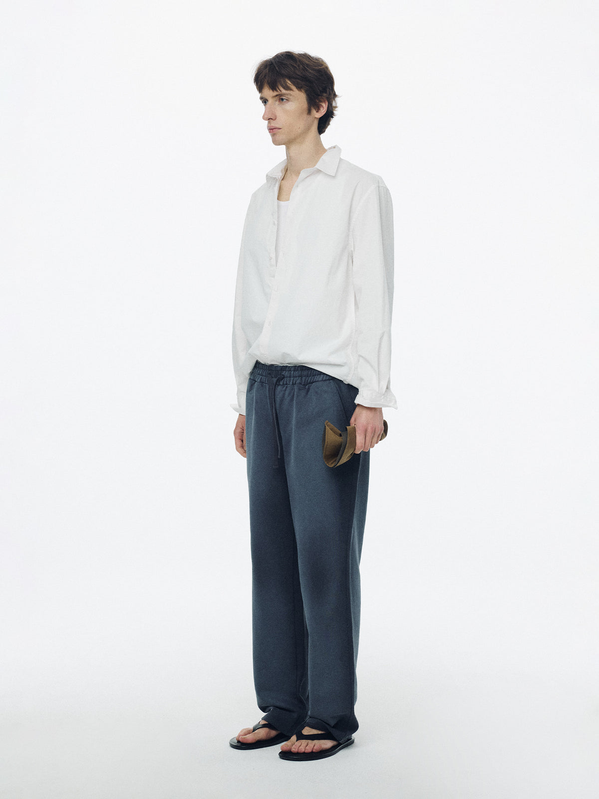 Nothing Written Roop washed sweatpants (Washed charcoal)