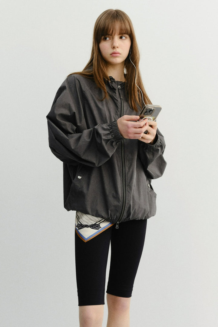 Dunst Unisex Summer Breeze Windbreaker Black