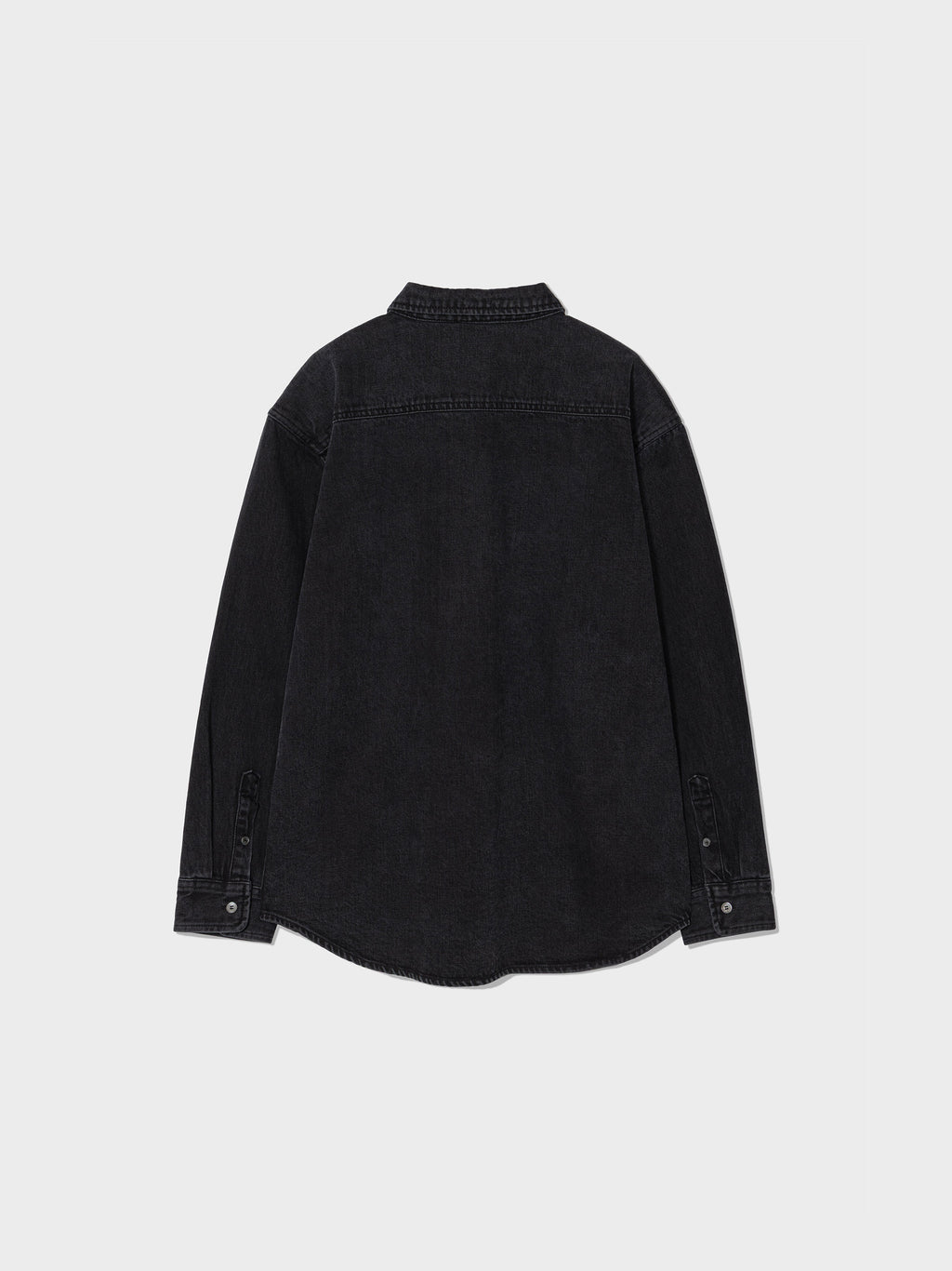 Low Classic Lc Denim Shirt Jacket Washed Black