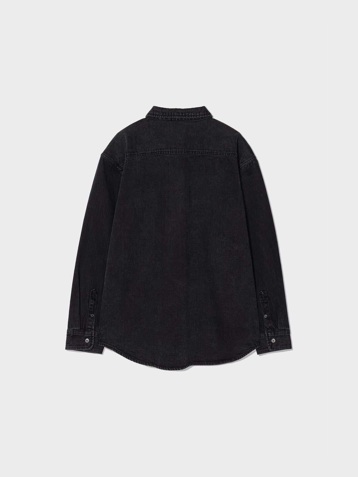 Low Classic Lc Denim Shirt Jacket Washed Black