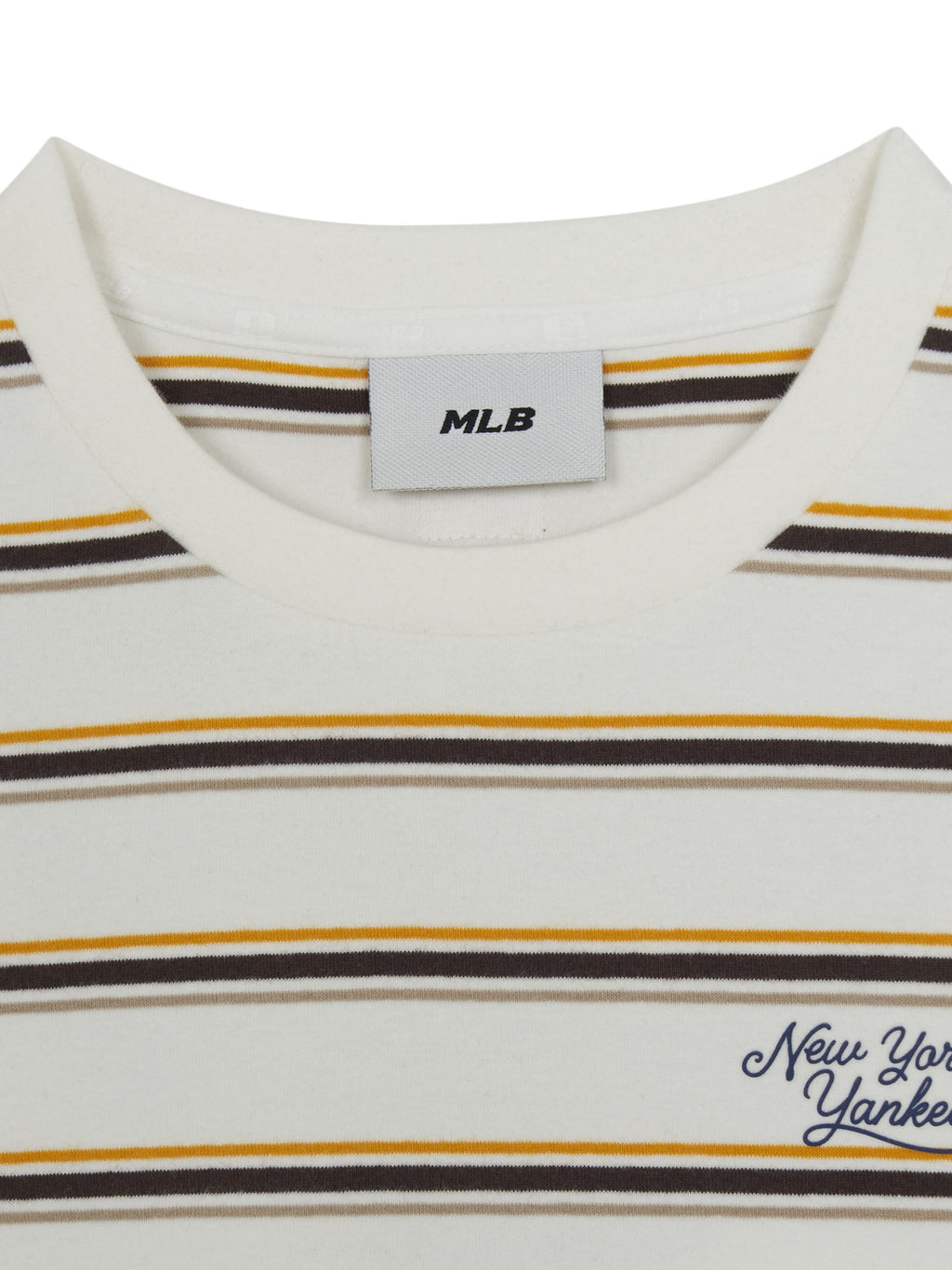 MLB Korea Women's Sportive Stripe Crop T-Shirts