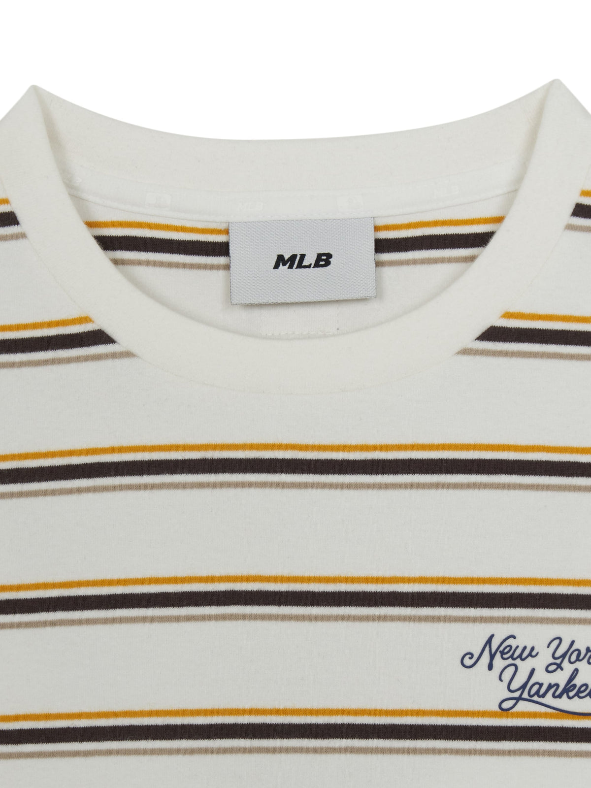 MLB Korea Women's Sportive Stripe Crop T-Shirts